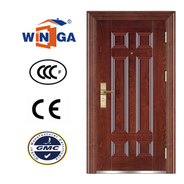 6cubes Europ Market Boa Qualidade Segurança Metal Steel Door (WS-42)